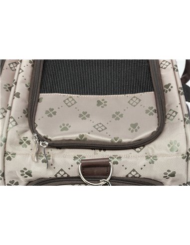 Geanta De Transport, Maxima, Extensibila, 33x32x54 cm, Pana la 8 kg, Bej/Maro, 28903	