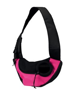 Geanta De Transport, Sling, Frontala, 50x25x18 cm, Pana la 5 kg, Roz/Negru, 28956	