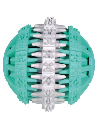 Jucarie Pentru Caini, Denta Fun, Minge, Aroma Menta, Cauciuc, 6 cm 32941