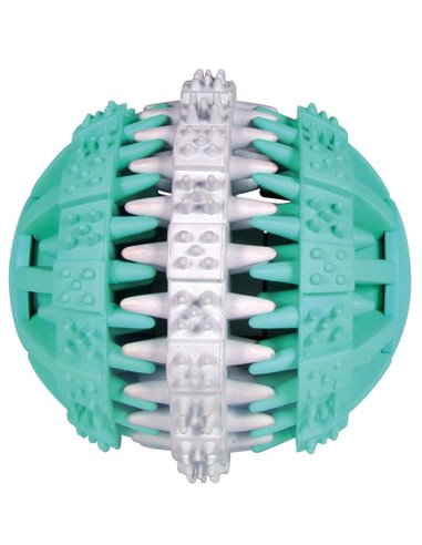Jucarie Pentru Caini, Denta Fun, Minge, Aroma Menta, Cauciuc, 7 cm 32942
