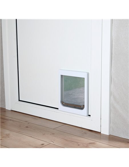Usa Batanta Pentru Caini, 2-Way, XSS: 25x29 cm, Alb, 3877	