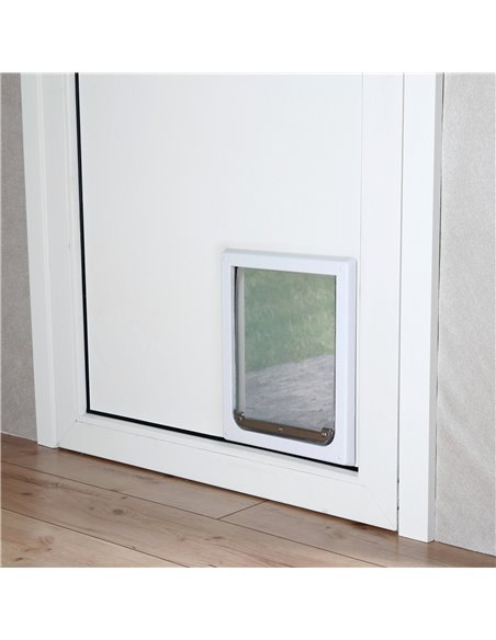 Usa Batanta Pentru Caini, 2-Way, S-M: 30x36 cm, Alb, 3878	