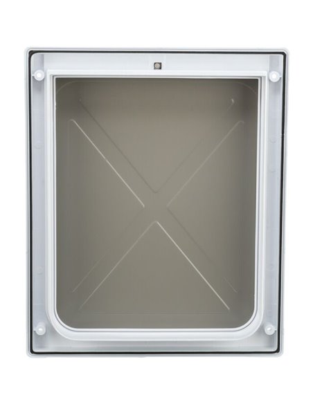 Usa Batanta Pentru Caini, 2-Way, S-M: 30x36 cm, Alb, 3878	