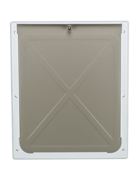 (-10%) Usa Batanta Pentru Caini, 2-Way, M-XL: 39x45 cm, Alb, 3879	