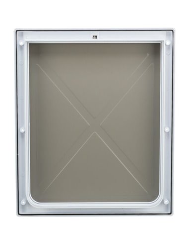 (-10%) Usa Batanta Pentru Caini, 2-Way, M-XL: 39x45 cm, Alb, 3879	