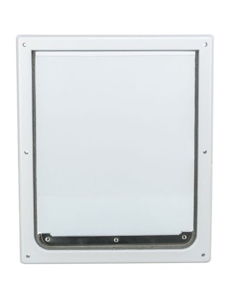 (-10%) Usa Batanta Pentru Caini, 2-Way, M-XL: 39x45 cm, Alb, 3879	