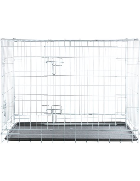 Cusca Metalica Pentru Caini, M-L: 93x69x62 cm, 3924	