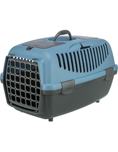 Cusca De Transport, Capri 2, XS-S: 37x34x55 cm, Pana la 8 kg, Gri/Albastru, 39822	