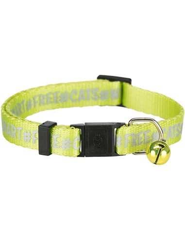 Zgarda Pentru Pisici, Safer Life, Reflectorizanta, Cu Clopotel, Diverse Culori, 4173	