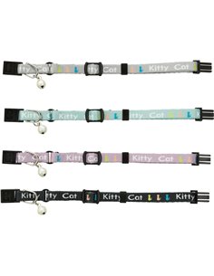 Zgarda Pentru Pisici Junior, Cu Clopotel, Diverse Culori, 4179