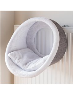 Sezlong Pe Calorifer 38x34 cm Gri cu Alb 43144 2