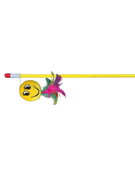 Jucarie Pentru Pisici, Undita Cu Smiley, 50 cm 45797	