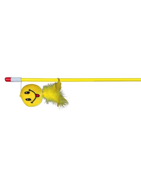 Jucarie Pentru Pisici, Undita Cu Smiley, 50 cm 45797	