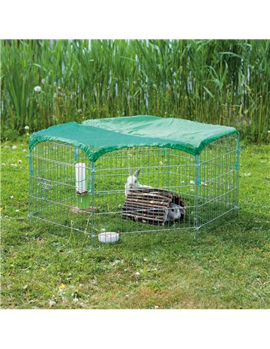 Tarc Metalic Pentru Rozatoare, Cu Plasa De Protectie, 6 Elemente, 126x58 cm, 6253	