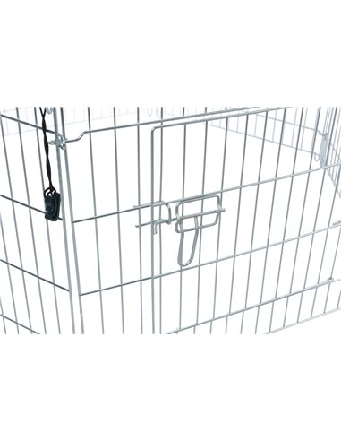 Tarc Metalic Pentru Rozatoare, Cu Plasa De Protectie, 6 Elemente, 126x58 cm, 6253	