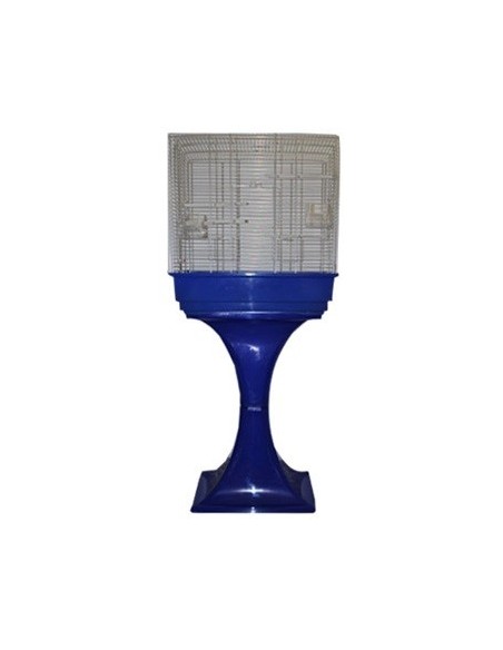Colivie Pasari Moira cu Suport 67 cm G 213S, 51x36xh120 cm, Albastru