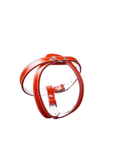 Ham L2 Piele Captusit 53-59 cm/16 mm - Rosu