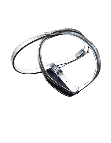 Ham L3 Piele Captusit 64-72 cm/16 mm - Negru