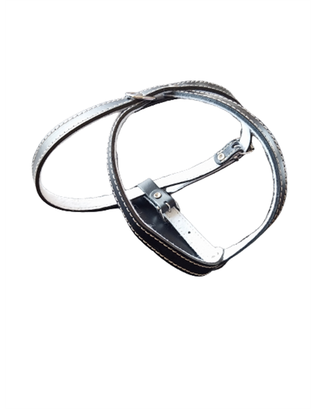 Ham L3 Piele Captusit 64-72 cm/16 mm - Negru
