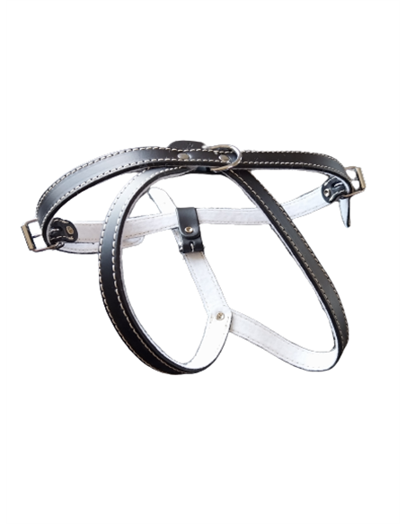 Ham L4 Piele Captusit 66-83 cm/20 mm - Negru