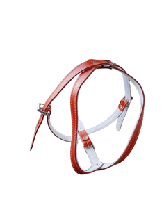 Ham L6 Piele Captusit 63-83 cm/25 mm - Rosu