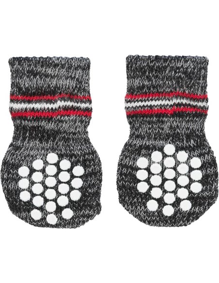 Sosete Pentru Caini, Antiderapante, XL, 2 buc, Gri, 19506	