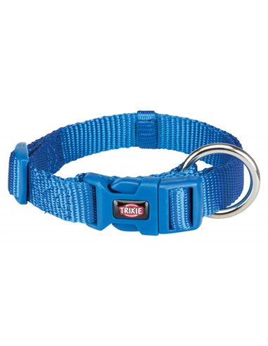 Zgarda Premium, S-M: 30-45cm/15 mm Albastru, 201502