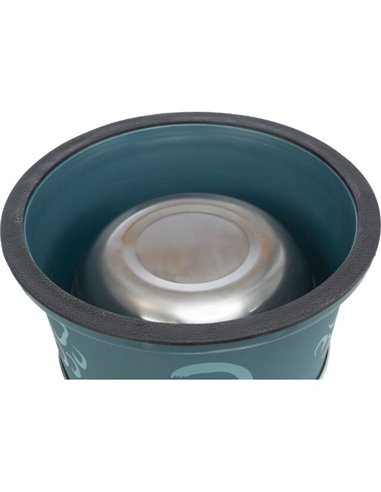 Castron Inox Cu Invelis De Plastic, Pentru Caini Cu Urechi Lungi, 0.9 l/19 cm, Diferite Culori, 25247
