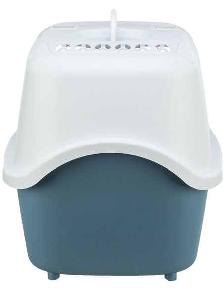 Litiera Vico Open Top, Cu Capac Si Lopatica, 40x40x56 cm, Albastru/Alb, 40341