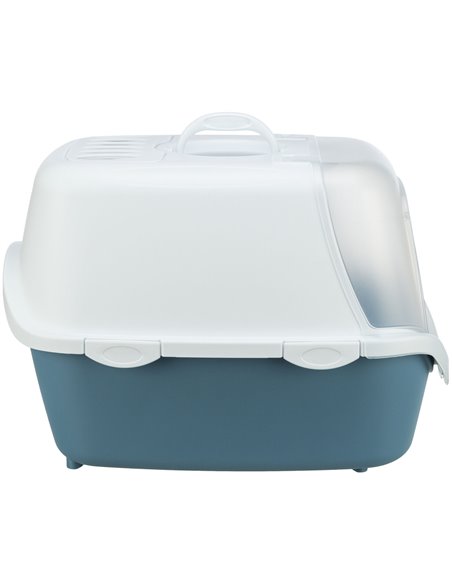 Litiera Vico Open Top, Cu Capac Si Lopatica, 40x40x56 cm, Albastru/Alb, 40341