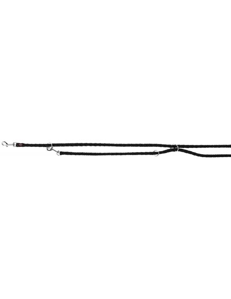 Lesa Cavo Coarda, Reglabila, S-M: 2 m/12 mm, Negru, 143501
