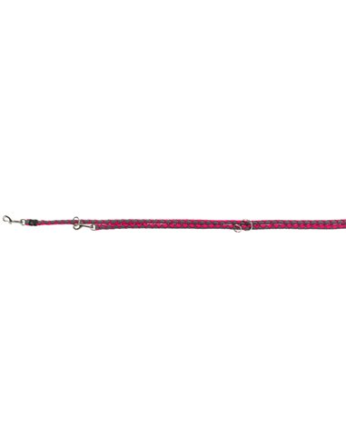 Lesa Cavo Coarda, Reglabila, S-M: 2 m/12 mm, Fucsia/Grafit, 143511