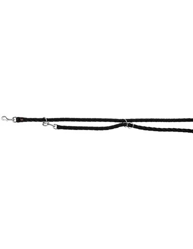 Lesa Cavo Coarda, Reglabila, L-XL: 2 m/18 mm, Negru, 143601