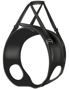 Ham Reabilitare Pentru Caini, L-XL: 75-85 cm, Pana la 50 kg, Negru, 19408	