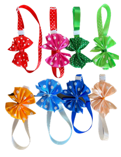 Fundite cu Buline Pe Zgarda, Diverse Culori, 7.5 cm