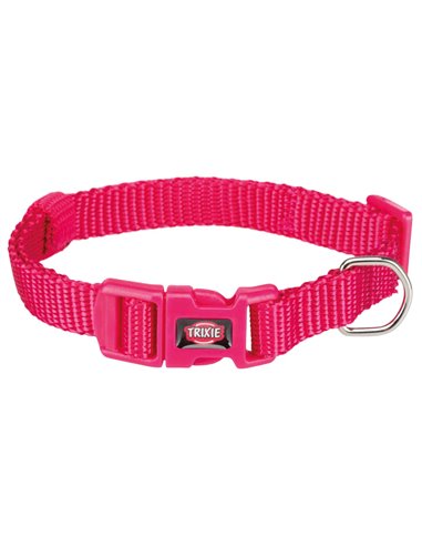 Zgarda Premium, XS-S: 22-35 cm/10 mm, Fucsia, 201411
