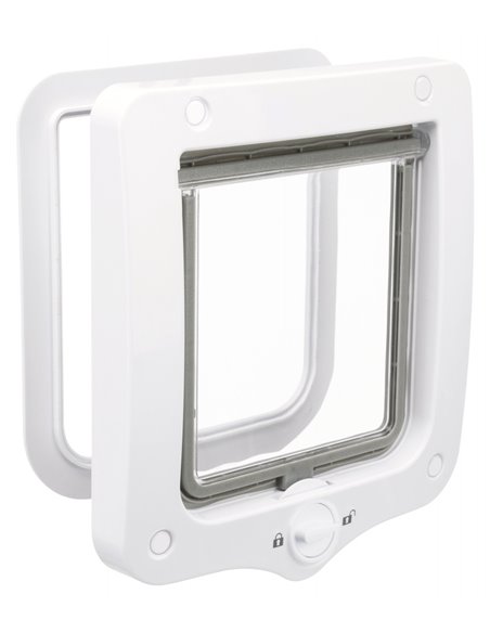 Usa Batanta Pentru Pisici, 2-Way, 20x22 cm, Alb, 44201