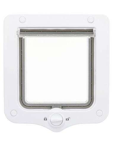 Usa Batanta Pentru Pisici, 2-Way, 20x22 cm, Alb, 44201