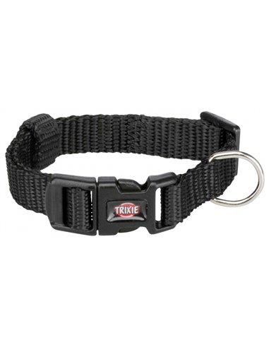 Zgarda Premium, XXS- XS: 15-25 cm/10 mm, Negru, 202101