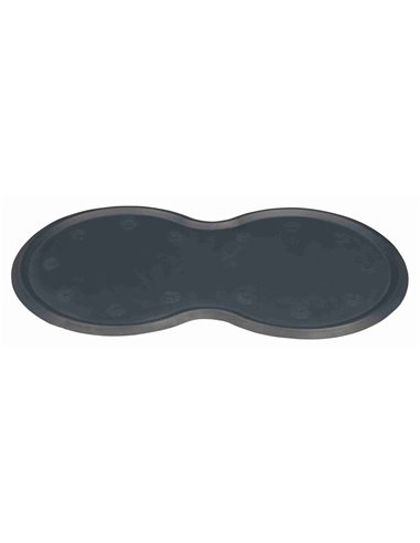 Servet Pentru Castron, Cauciuc, 45 x 25 cm, Gri Inchis, 24561