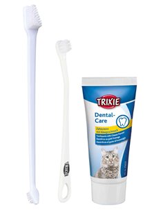 Set Igiena Dentara Pentru Pisici, Pasta De Dinti 50 g Si Periuta De Dinti 2 buc, 25620	