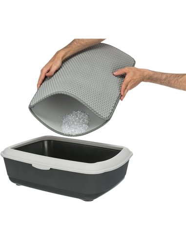 Covoras In Fata Litierei, Colector, EVA, 40 x 70cm, Gri, 40365