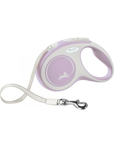 Lesa Flexi Comfort, Banda, S: 5 m/15 kg, Roz, 213406