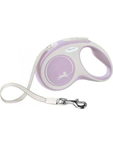 Lesa Flexi Comfort, Banda, S: 5 m/15 kg, Roz, 213406