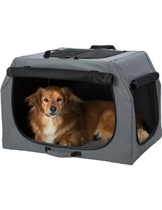 Geanta Transport Auto/Cazare Caini, Easy, S-M: 71x49x51 cm, Gri, 39732	 2