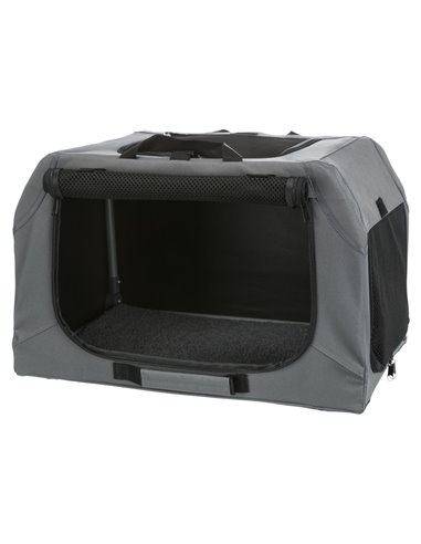 Geanta Transport Auto/Cazare Caini, Easy, M-L: 95x63x69 cm, Gri, 39733	