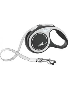 Lesa Flexi Comfort, Banda, XS: 3 m/12 kg, Negru, 213301