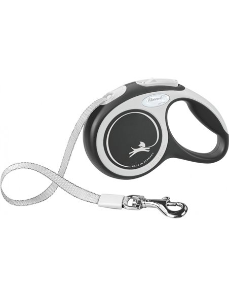 Lesa Flexi Comfort, Banda, XS: 3 m/12 kg, Negru, 213301
