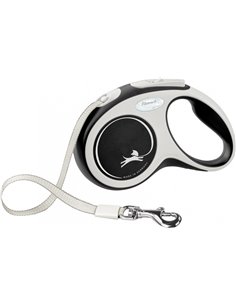 Lesa Flexi Comfort, Banda, S: 5 m/15 kg, Negru, 213401