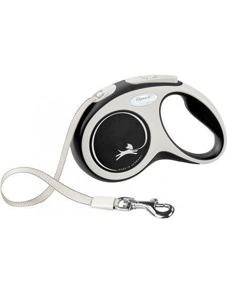 Lesa Flexi Comfort, Banda, S: 5 m/15 kg, Negru, 213401